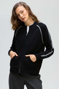 LD & CO GOLF ZIP UP - BLACK