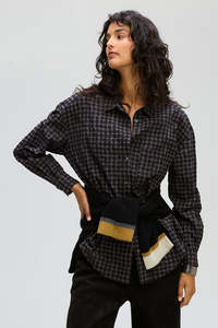 Ld Co: LD & CO POKER DOT SHIRT - BLACK SPOT