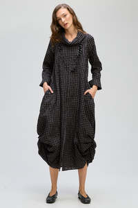 LD & CO POKER DOT DRESS - BLACK SPOT