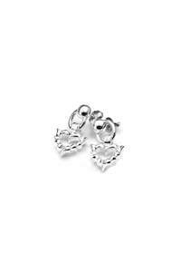 STOLEN GIRLFRIENDS CLUB PUNK JAGGED HEART EARRINGS
