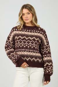 Vogue Cardigans Sweaters: ALL ABOUT EVE FAIR HAVEN KNIT