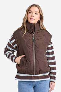 FOXWOOD ELITE VEST - COFFEE