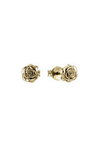 STOLEN GIRLFRIENDS CLUB ROSE BUD EARRINGS - GOLD PLATED