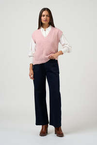 LOOBIES STORY TILLY VEST - BLUSH