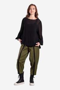 DEEANNE HOBBS DIRECTION PANTS - BAY LEAF