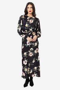 LEILA + LUCA MONACO DRESS - INK BLOOM