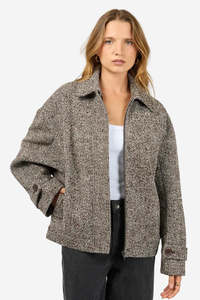SILENT THEORY ASHER JACKET - CHOCOLATE
