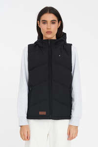 HUFFER CLASSIC DOWN VEST - BLACK