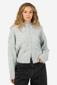 ALL ABOUT EVE ROSALIA CARDIGAN - GREY MARLE