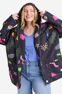 ELM LICORICE GALAXY RAINCOAT