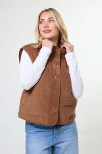 STELLA + GEMMA KENZIE VEST - GINGER