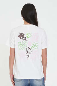 HUFFER CLASSIC TEE 170/DAZY - CHALK