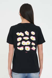 Vogue: HUFFER CLASSIC TEE 170/COSMO - BLACK