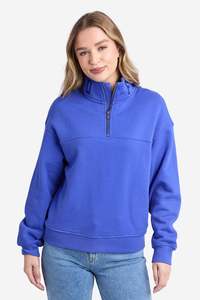 FOXWOOD COLLEGE ZIP CREW - DAZZLING BLUE
