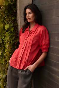 LANIA KRISTAL SHIRT - TANGELO