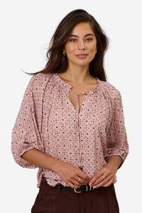 Vogue Tops: DESIGN NATION SILHOUETTE BLOUSE