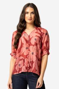 SEEKING LOLA ESSENCE TOP - PINK BLOOM