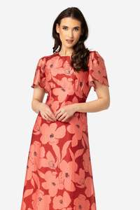 SEEKING LOLA ANGEL DRESS - PINK BLOOM