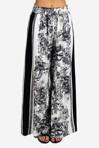 Vogue: FEDERATION FLOAT PANT - BLACK PRINT