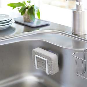 Dish Rack: YAMAZAKI | SPONGE HOLDER WITH SUCTION CUP