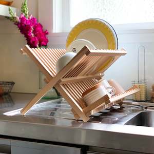 Dish Rack: WOODEN DISH RACK
