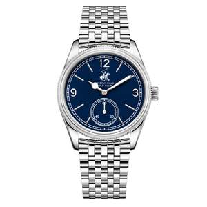 Best Sellers: Beverly Hills Polo Club Blue Dial Silver Watch BP3890X.390