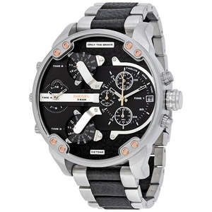Diesel Mr. Daddy 2.0 Black Dial Men's Watch DZ7349
