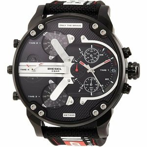 Diesel: Diesel Mr. Daddy 2.0 Chronograph Quartz Black Dial Men's Watch DZ7433