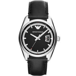 Emporio Armani Mens Watches: Emporio Armani Tazio Medium Silver Men's Watch - AR6014