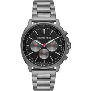 Michael Kors Mens Watches: Michael Kors Sullivan Chronograph Black Dial Gunmetal Men's Watch - MK8970
