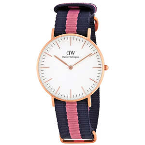 Daniel Wellington Watches: Daniel Wellington Winchester 36mm White Dial Women's Gold Watch - DW00100033