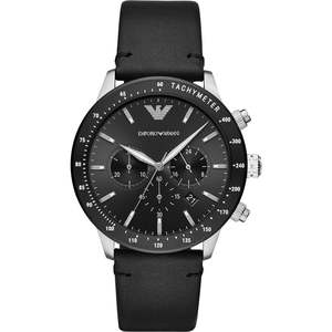 Emporio Armani Mens Watches: Emporio Armani Mario Chronograph Quartz Black Dial Men's Watch AR11243
