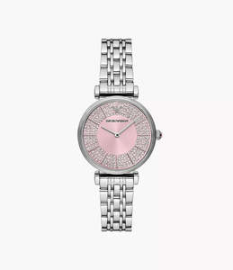 Emporio Armani Womens Watches: Emporio Armani Gianni T-Bar 32mm Ladies Watch Pink AR11686