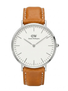 Daniel Wellington Classic Durham 36mm Women's Silver Watch DW00100112