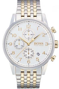 Mens Watches: Hugo Boss Navigator Classic, Stainless Steel Chronograph Watch - 1513499