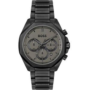 Hugo Boss: BOSS by Hugo Boss Black Steel Grey Dial Chronograph Men's Watch - 1514016