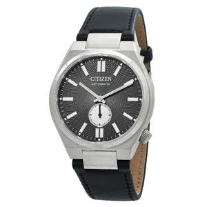 Mens Watches: Citizen Automatic 40mm Black Dial Stainless Steel Watch – NK5010-01H