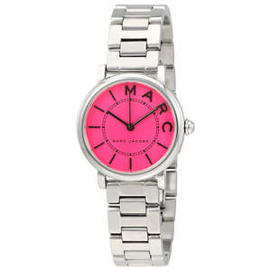 Marc Jacobs Roxy Fuchsia Dial Silver Women's Watch - MJ3528