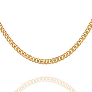 Summer Sale: Big Daddy 5MM Cuban Curb 18K Gold Chain