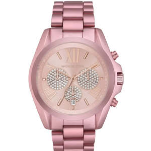 Michael Kors Mens Watches: Michael Kors Bradshaw Pink-Tone Watch - MK6752