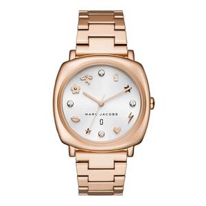 Marc Jacobs Watches: Marc Jacobs Mandy White Dial Rose Gold Women's Watch - MJ3574