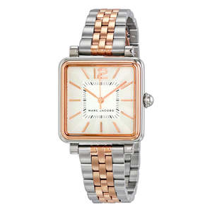 Marc Jacobs Vic Silver Dial Two Tone Women's Watch - MJ3463