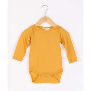 Baby And Child Clothing: Merino Long Sleeve Bodysuit