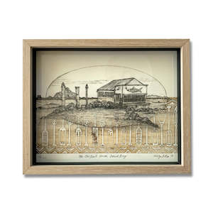 I Heart Island Bay: The Old Bait House Art Print
