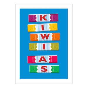 Art: Kiwi As A4 Print