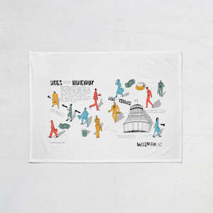 Wellington Nz Book Tea Towels: Wellington Book Honeypot Tea Towel