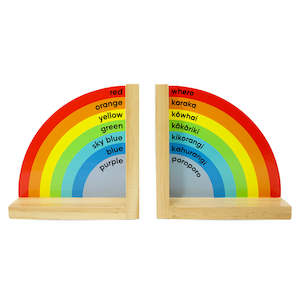 Rainbow Te Reo Maori/English Bookends