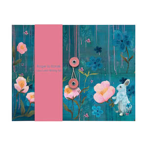 Stationery: Dreamland Rabbit Writing Set & Stickers