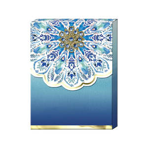 Stationery: Azure Medallion Brooch Notepad