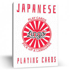 Japanese Lingo Playing Cards